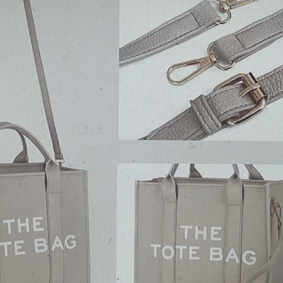 The Tote bag for Women, Leather Muddy gray #765 - Picture 6 of 12